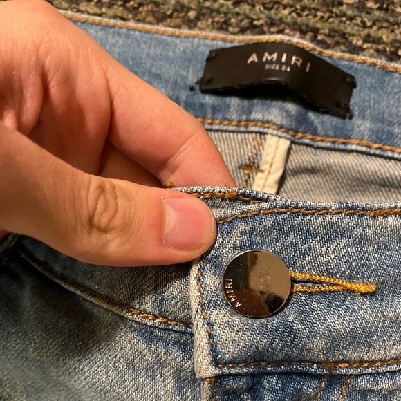 Amiri Crystal Painter Jeans - Picture 3 of 5